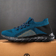 Men's Lace up Sneakers Athletic Shoes Lightweight Breathable