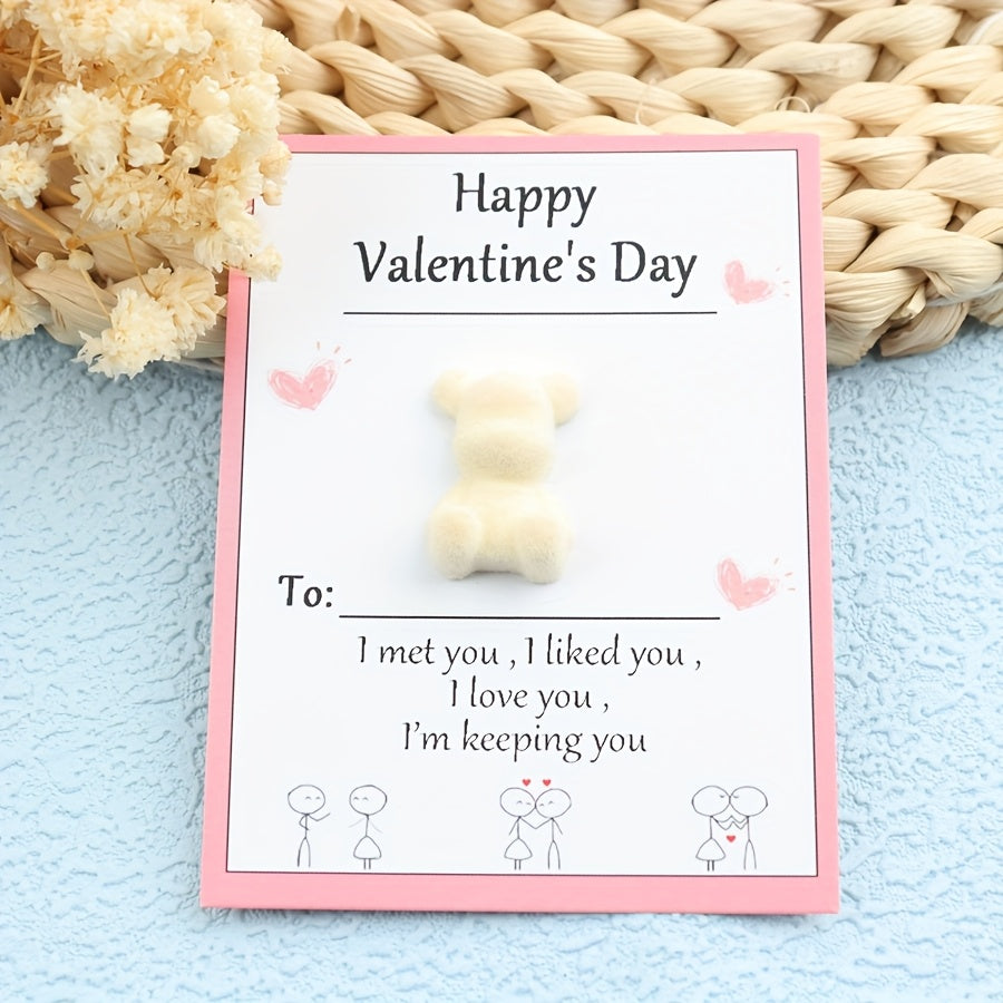 ABS Pocket Bear Valentine'S Gift Romantic Missing You Keepsake