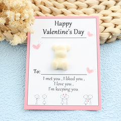 ABS Pocket Bear Valentine'S Gift Romantic Missing You Keepsake