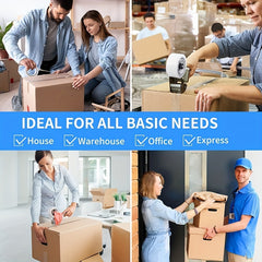 Clear Packing Tape 18 Rolls Heavy Duty 100 Yards Per Roll Total 1800 Yards