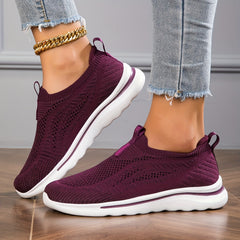 Women's Slip on Sneakers Soft Sole Comfortable Walking Shoes