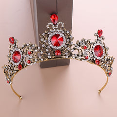 Baroque Rhinestone Bridal Tiara for Wedding Proms Pageants Parties