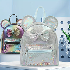 Kids Backpack Cartoon Bowknot Ears Kindergarten Schoolbag