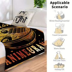 Flannel Blanket Soft Warm Throw Blankets for All Seasons Sofa Bed Living Room