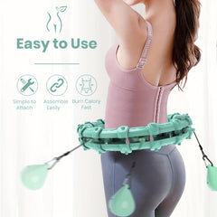 Adjustable Smart Fitness Hoop for Weight Loss