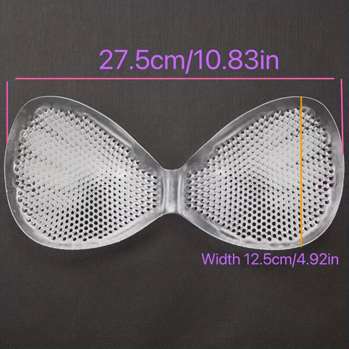 Silicone Bra Insert Pads Waterproof Chest Enhancer Women's Lingerie