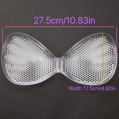 Silicone Bra Insert Pads Waterproof Chest Enhancer Women's Lingerie