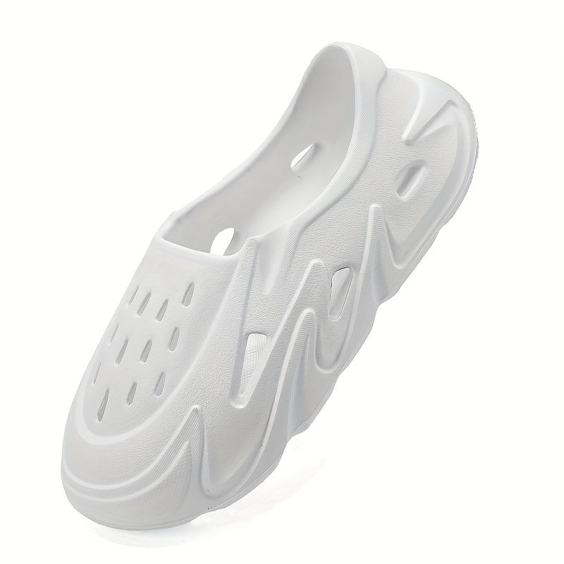 Men's Lightweight Comfy Clogs Hollow Out Non Slip Garden Shoes Summer