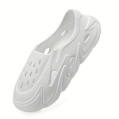 Men's Lightweight Comfy Clogs Hollow Out Non Slip Garden Shoes Summer
