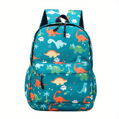 Kids Dino Backpack Large Capacity Lightweight School Bag