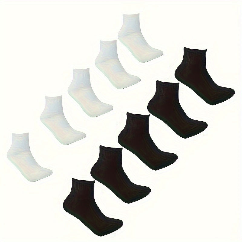 10 Pairs Men's Outdoor Sports Ankle Socks