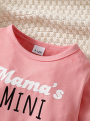 Mama's Mini Long Sleeve Top Pants Set