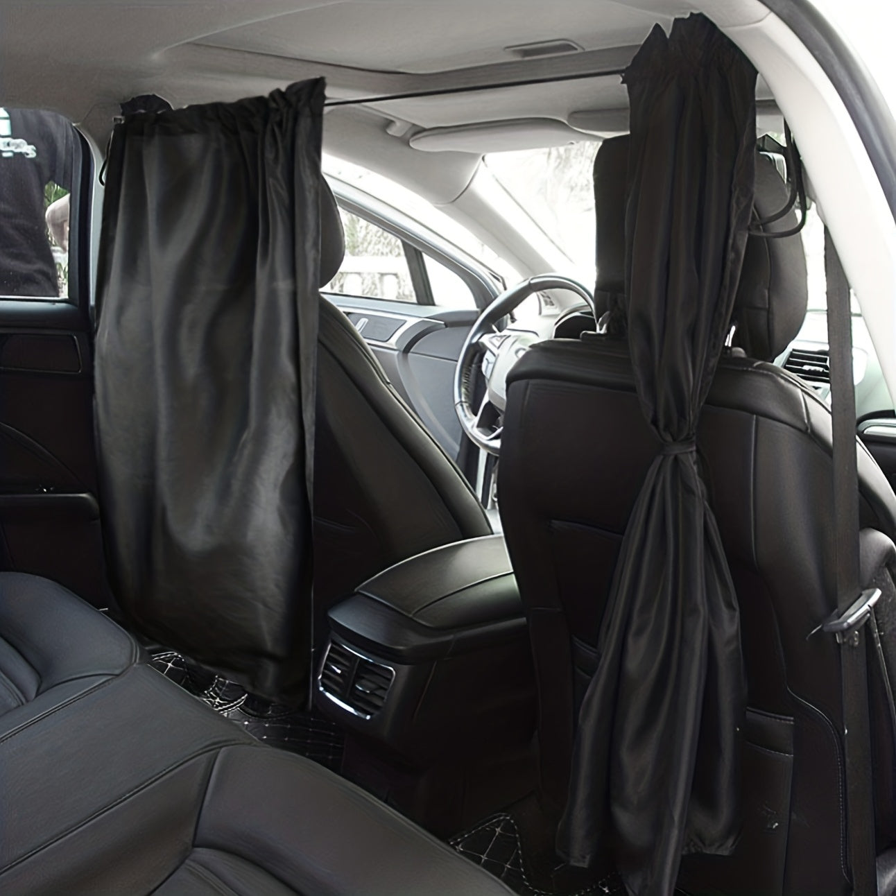 Car Front/Rear Partition Curtain Middle Shade Commercial Vehicle Privacy