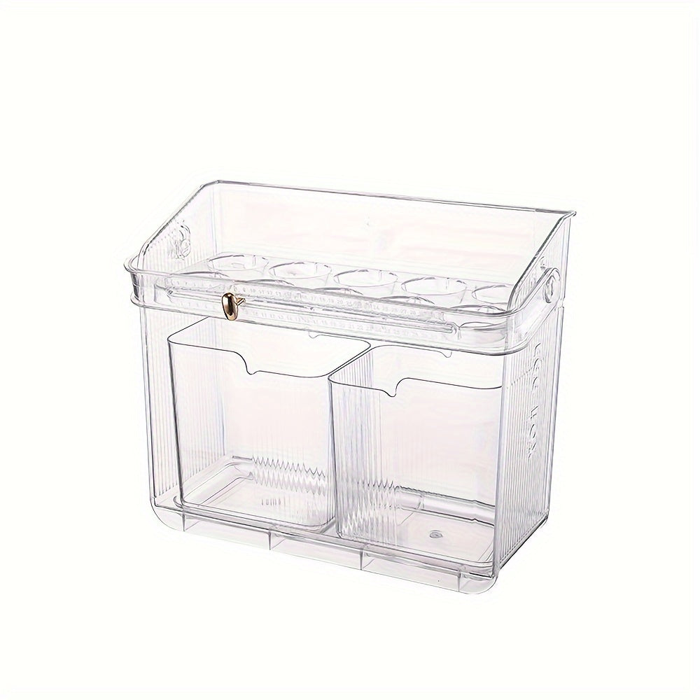 Egg Holder Container for Refrigerator Large Egg Organizer Bin