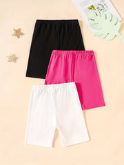 Girls Stretch Skinny Bike Shorts For Sports Leisure Summer