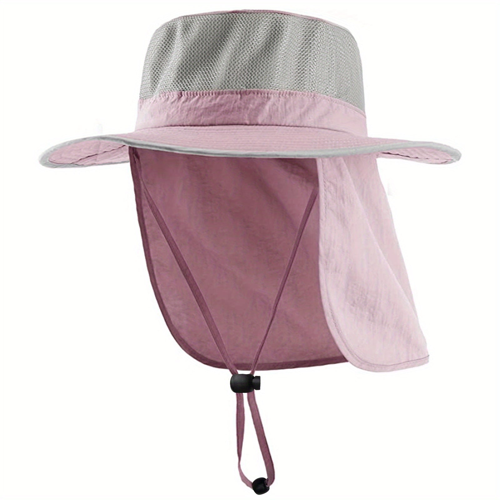 UPF 50 Sun Hat with Neck Flap Mesh Boonie Hats for Men & Women