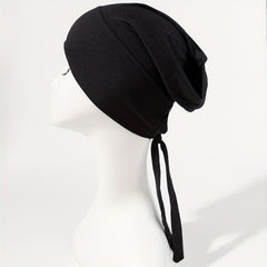 Turban Cap Casual Head Wrap Elastic Hijab Head Scarf Women Bandana Beanies