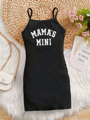 Girls 'Mama's Mini' Cami Dress Slim Fit for Summer