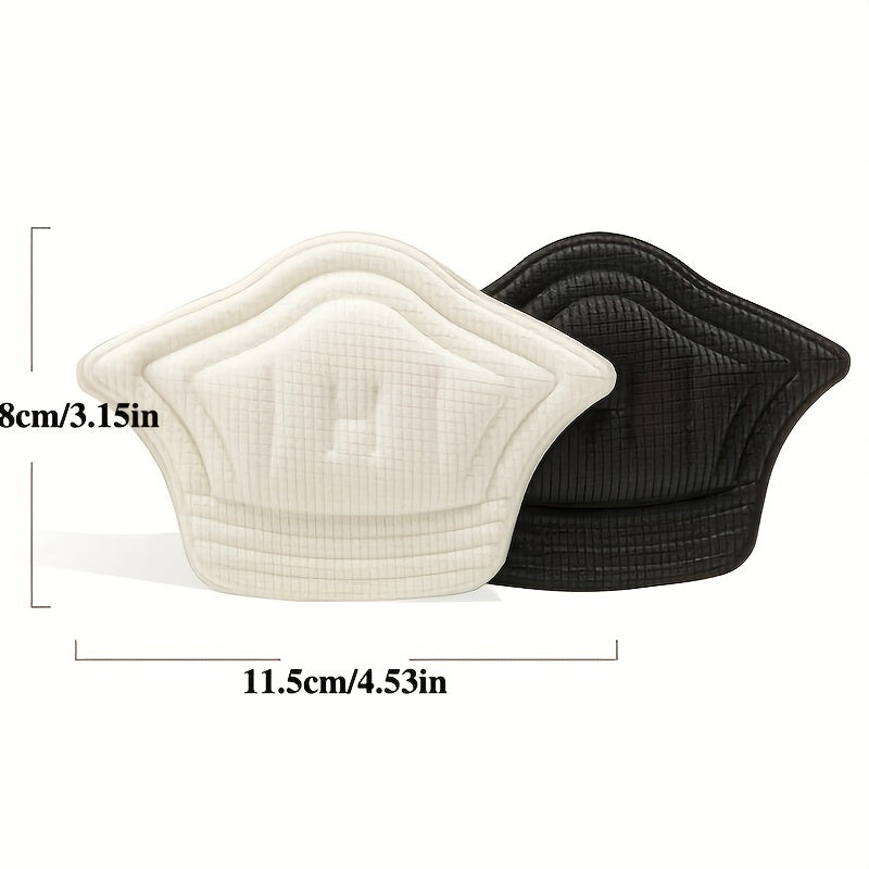 2pcs Heel Pads for Sport Shoes - Adjustable Size, Antiwear Feet Pads
