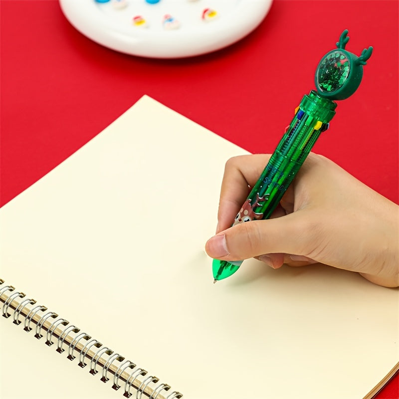 2pcs Christmas Ballpoint Pen Set for Students and Children
