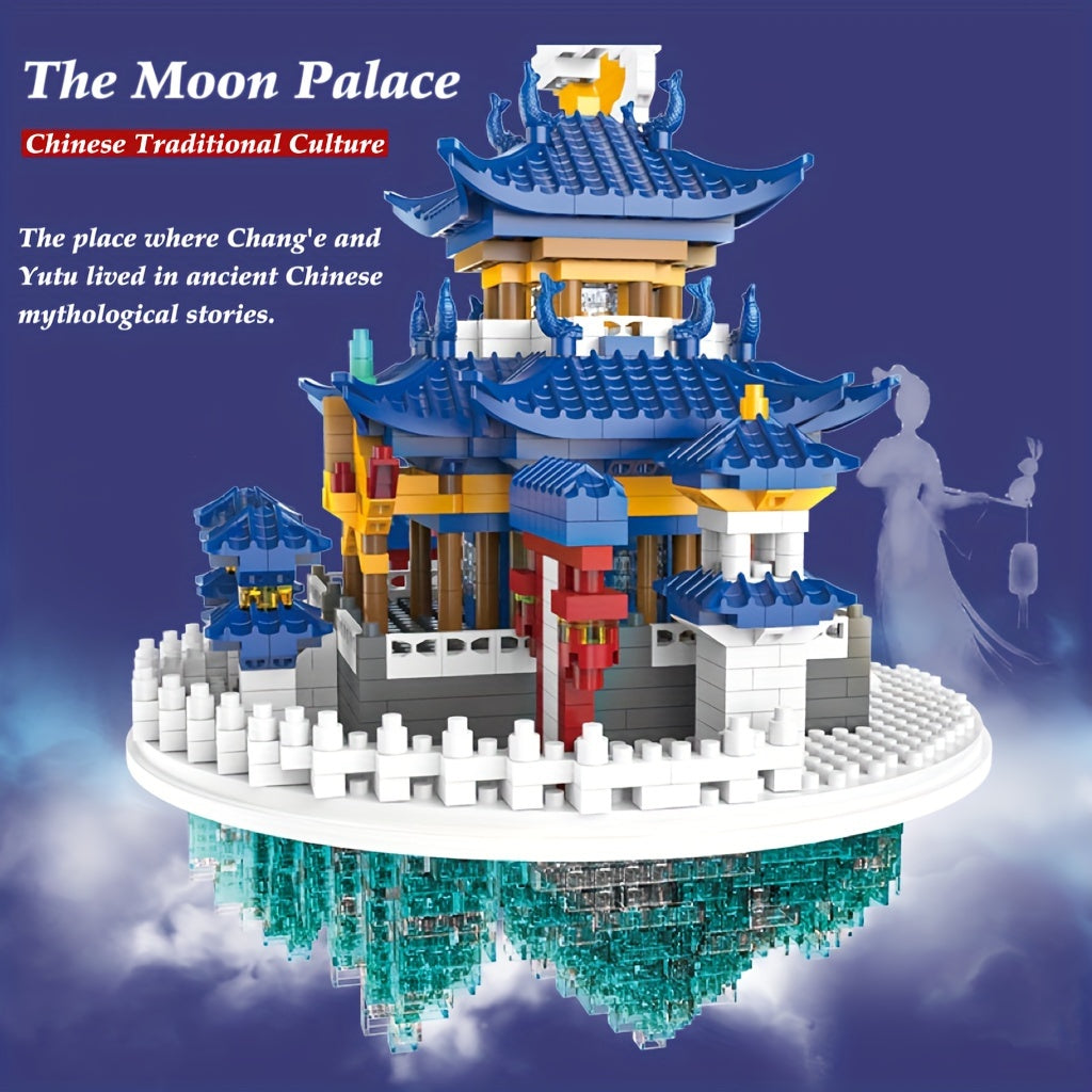 Architecture Palace Chinese Building Blocks Educational Model Set