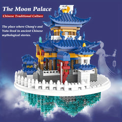 Architecture Palace Chinese Building Blocks Educational Model Set