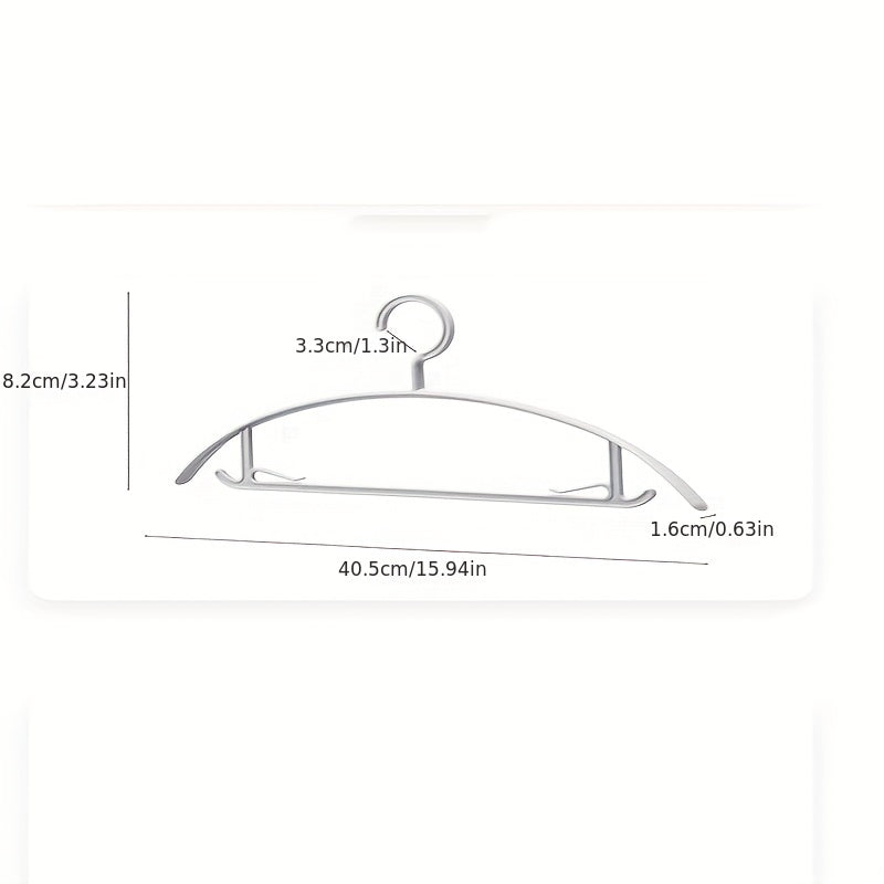 5pcs Wide Shoulder Clothes Hanger Anti-slip Thick Clothes Support