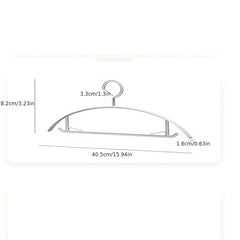 5pcs Wide Shoulder Clothes Hanger Anti-slip Thick Clothes Support
