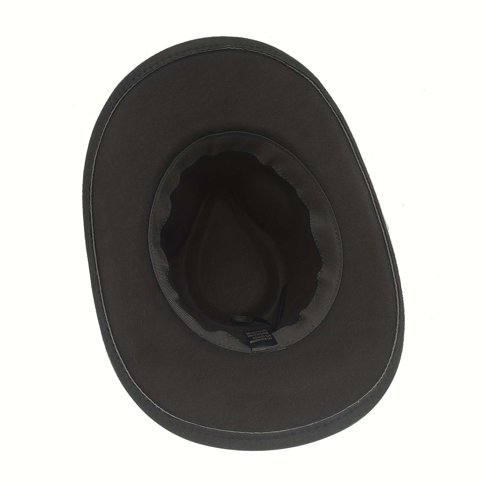 Western Cowboy Hat Felt Wide Brim Fedora Hat Cosplay Costume