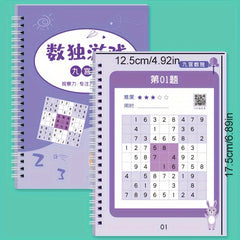 Sudoku Puzzle Book 9x9 Grids Math Mind Training Exercise Book