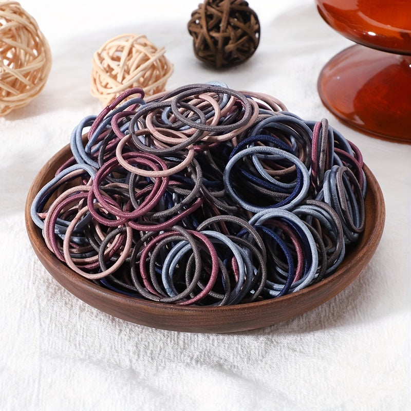 50pcs Plain Hair Tie Hair Bands Ponytail Holders Scrunchies Hair Accessories