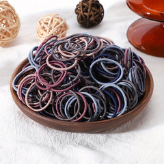 50pcs Plain Hair Tie Hair Bands Ponytail Holders Scrunchies Hair Accessories