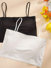 2pcs Seamless Wireless Bras Stretch Intimates Bra Women's Lingerie