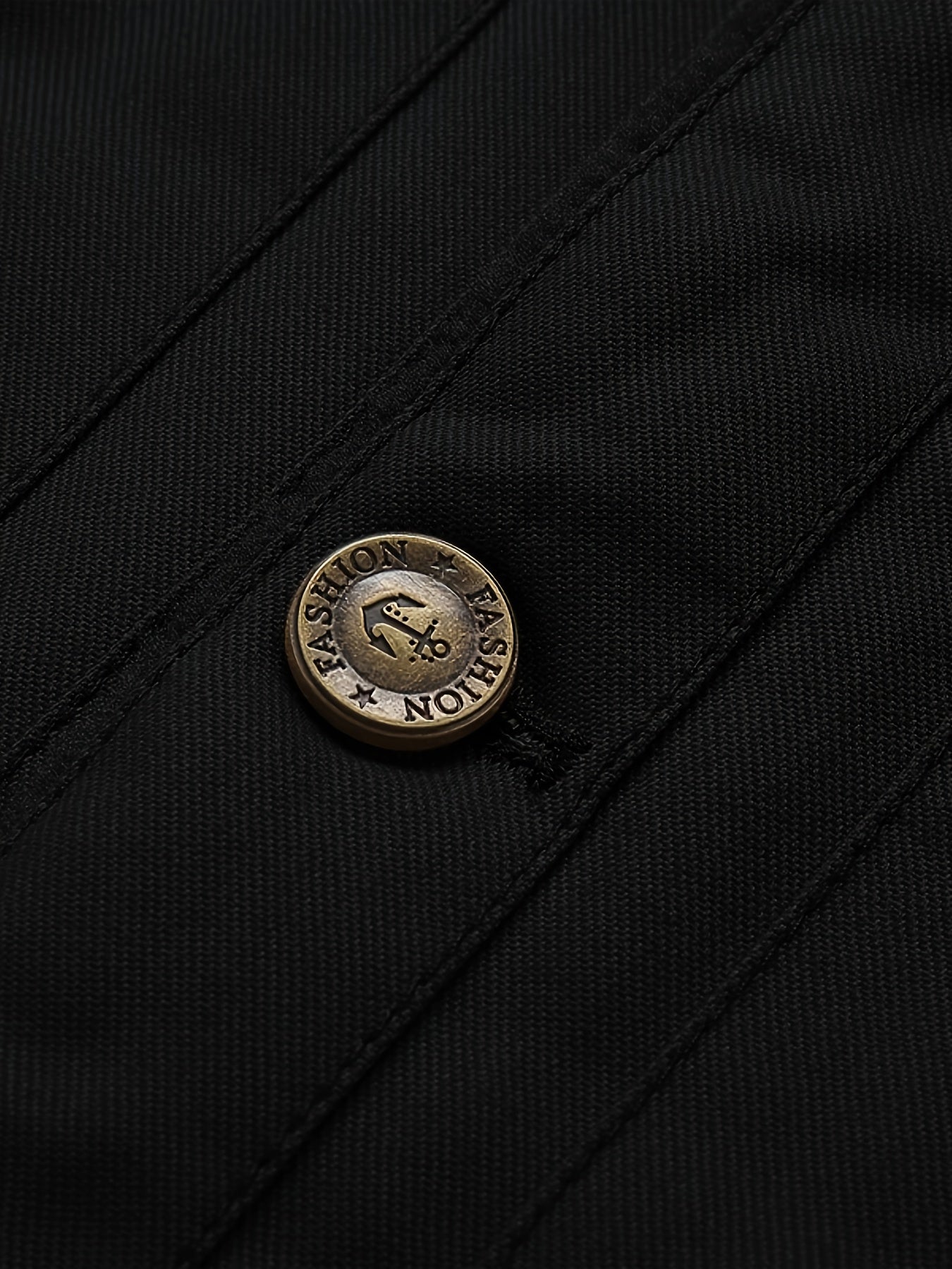 Men's Warm Fleece Cotton Biker Jacket Coat