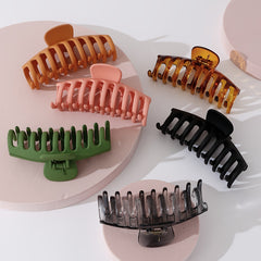 6pcs Matte Nonslip Large Hair Claw Clips Hair Accessories