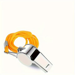 Metal Referee Whistle With Lanyard