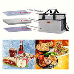 Large Insulated Lunch Box 17L Soft Cooler Bag for Men Women