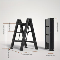 Household Herringbone Ladder Folding Convenient Storage