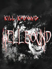 ''HELL BOUND'' Pattern Print Men's Short Sleeve Comfy T shirt Graphic Tee