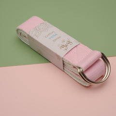 Yoga Strap for Beginners Breathable Non Slip Durable with D Ring Belt