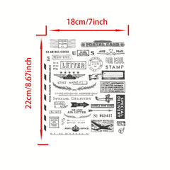 1pc Ancients Stamps Scrapbook Paper Craft Album Card Punch Art Stamps