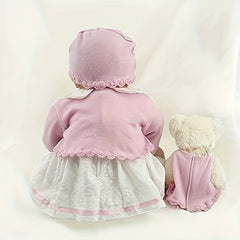 22" 55cm Reborn Baby Girl Doll Soft Silicone Vinyl Reborn Baby Doll Toy