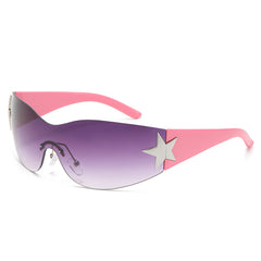 Y2K Punk Hip Hop Star Sunglasses for Women