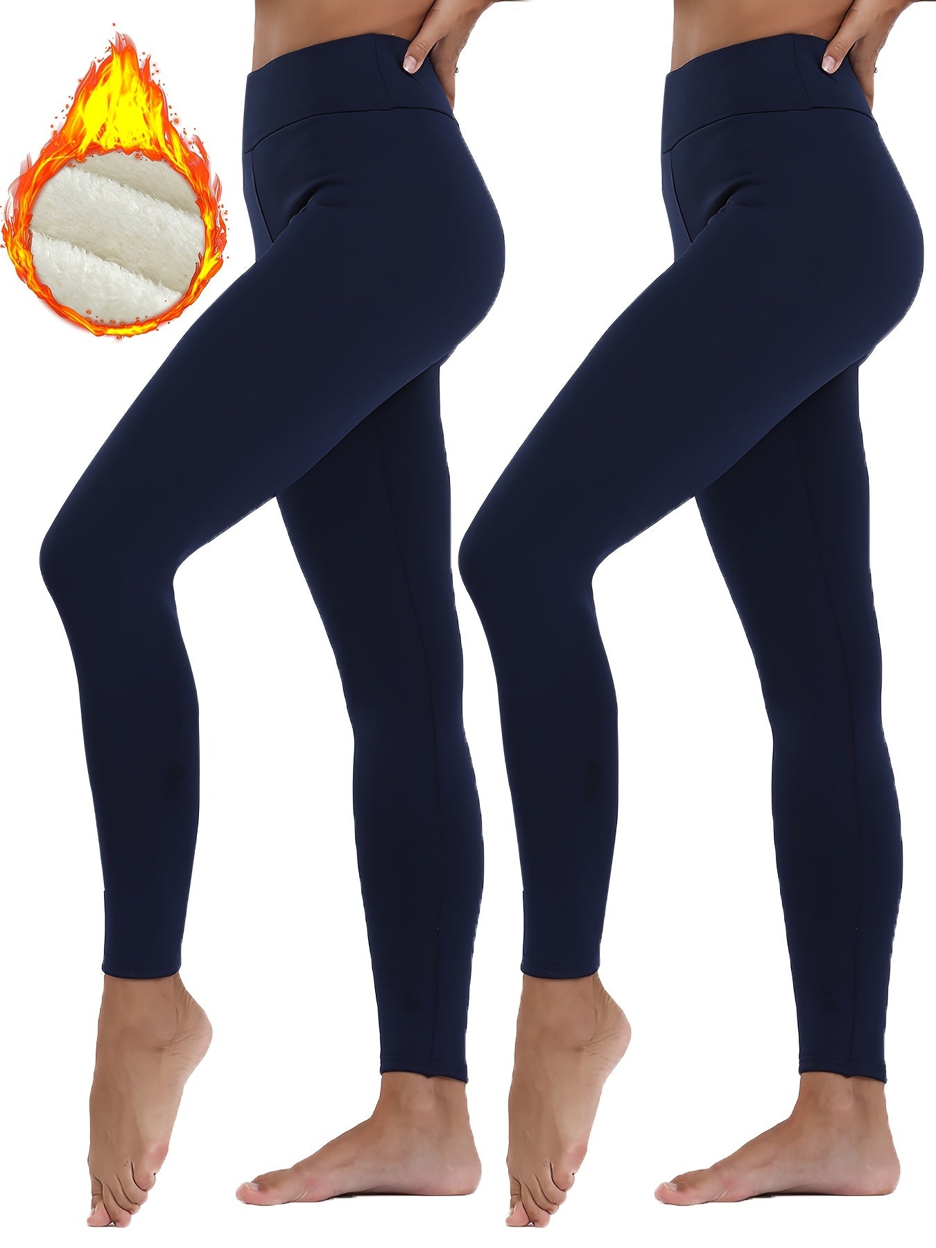 Plush Lined Thermal Pants Soft & Comfy Tights Winter Women's Lingerie