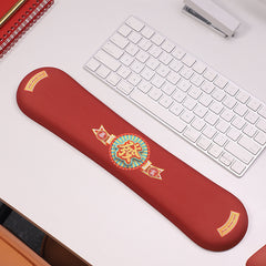 Oversized Red Festive Wrist Pad Mouse Pad Keyboard Hand Rest Table Mat