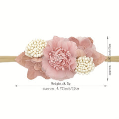 3 Piece Flower Hair Band Set for Baby Girls - Choose Your Style