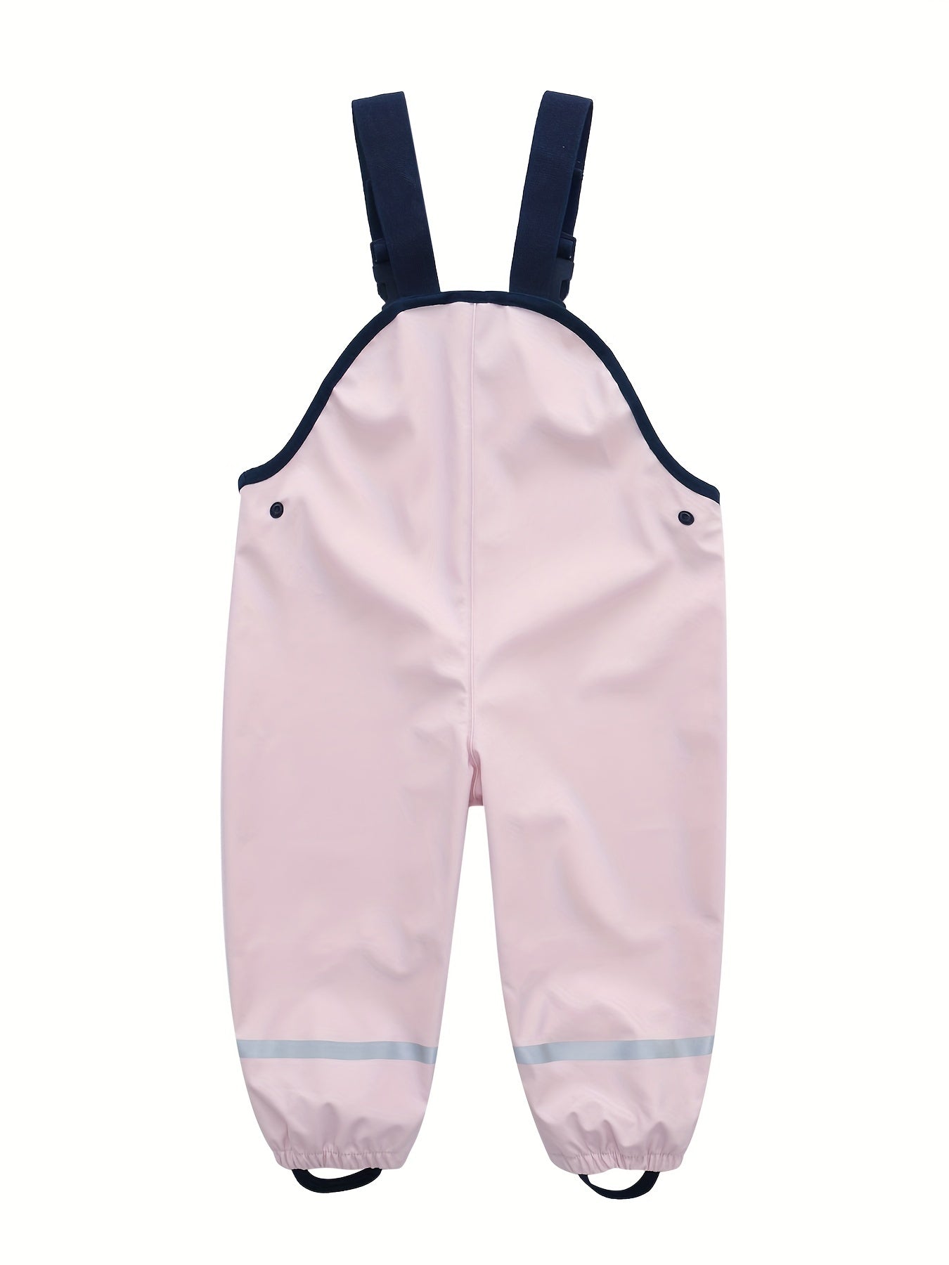 Girl's Pink Waterproof Jumpsuit for Kids Rainy Outdoor