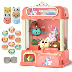 Claw Machine Toy For Boys & Girls Coin Operated Gashapon Machine