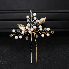 2pcs Women's Rhinestone Wedding Hair Comb Set