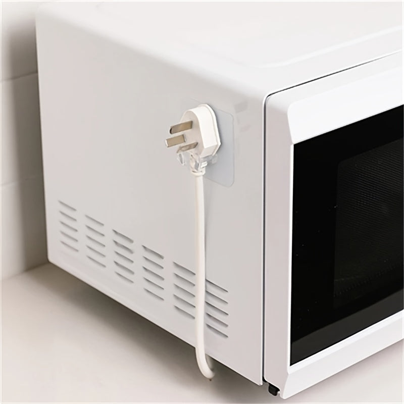 10Pcs Self Adhesive Power Cord Hooks for Wall